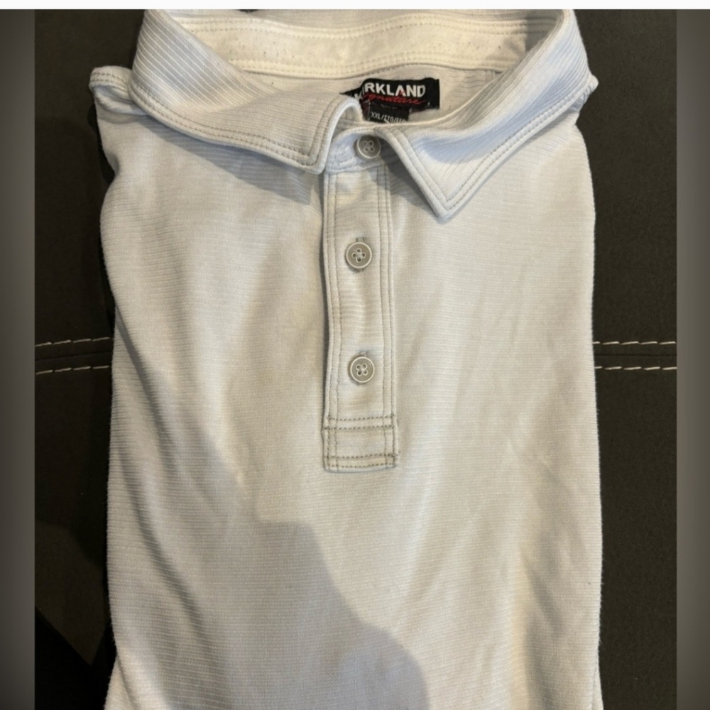 Kirkland Signature Gray Polo Shirt